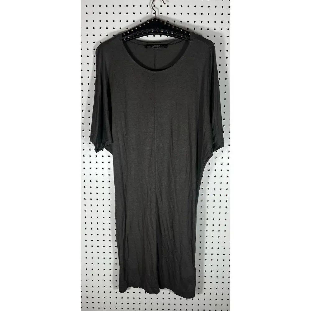 Allsaints scoop neck shirt dress size 6